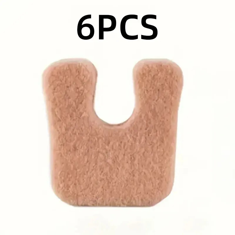 6-72PCS U-Shaped Felt Callus ,Protect Calluses from Rubbing on Shoes,Reduce