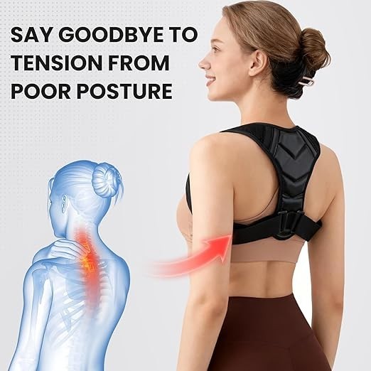 Posture Corrector for Women & Men, Adjustable Back Brace Shoulder Straightene…