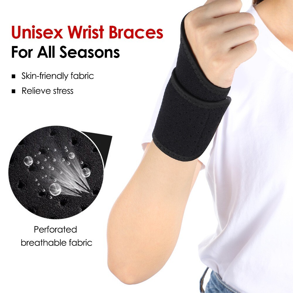 Wrist Strap Self Heating Weight Lifting Gym Training Support Wrap Pain Relief AU