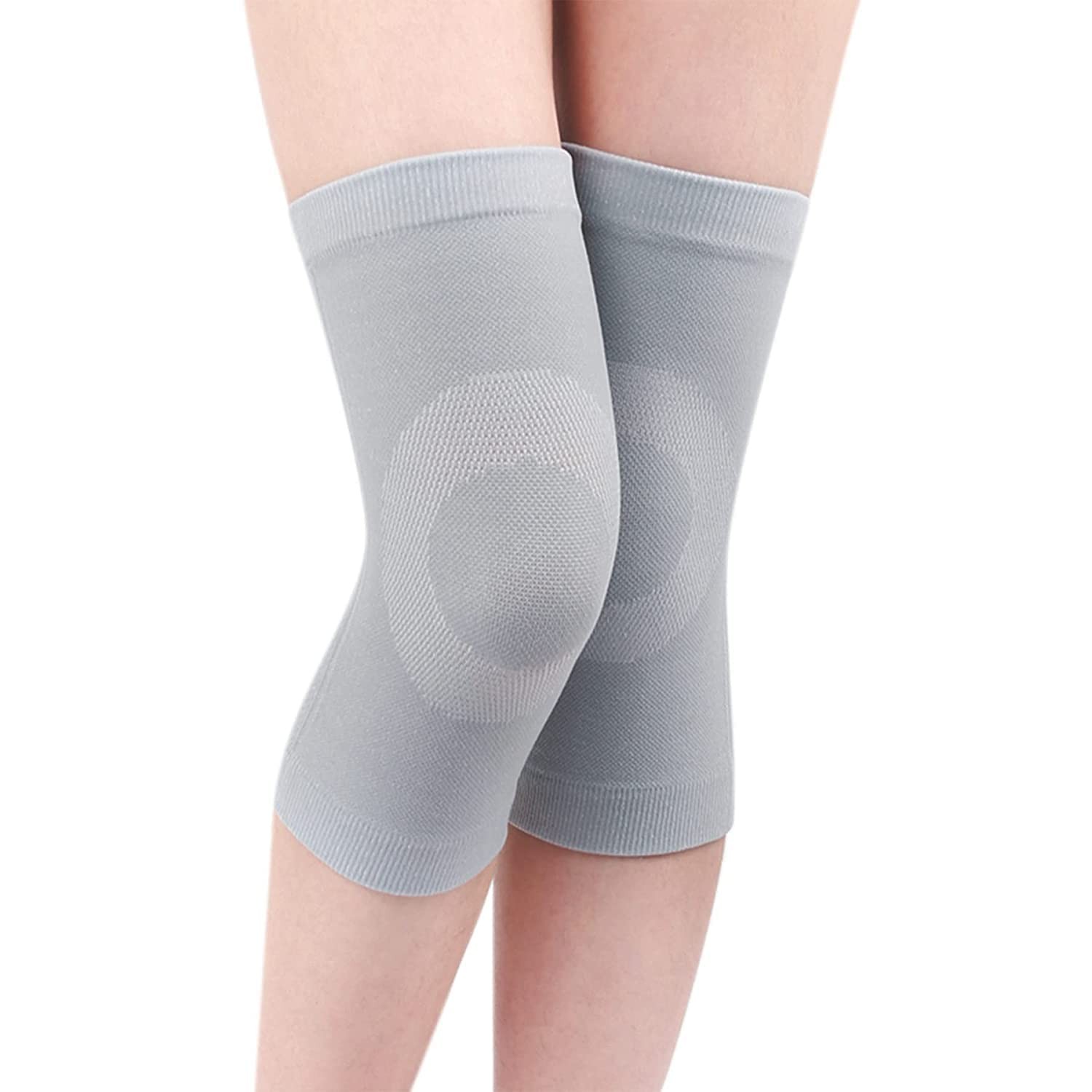 1 Pair Compression Knee Sleeve for Men Women, Cotton Knee Brace Leg Support