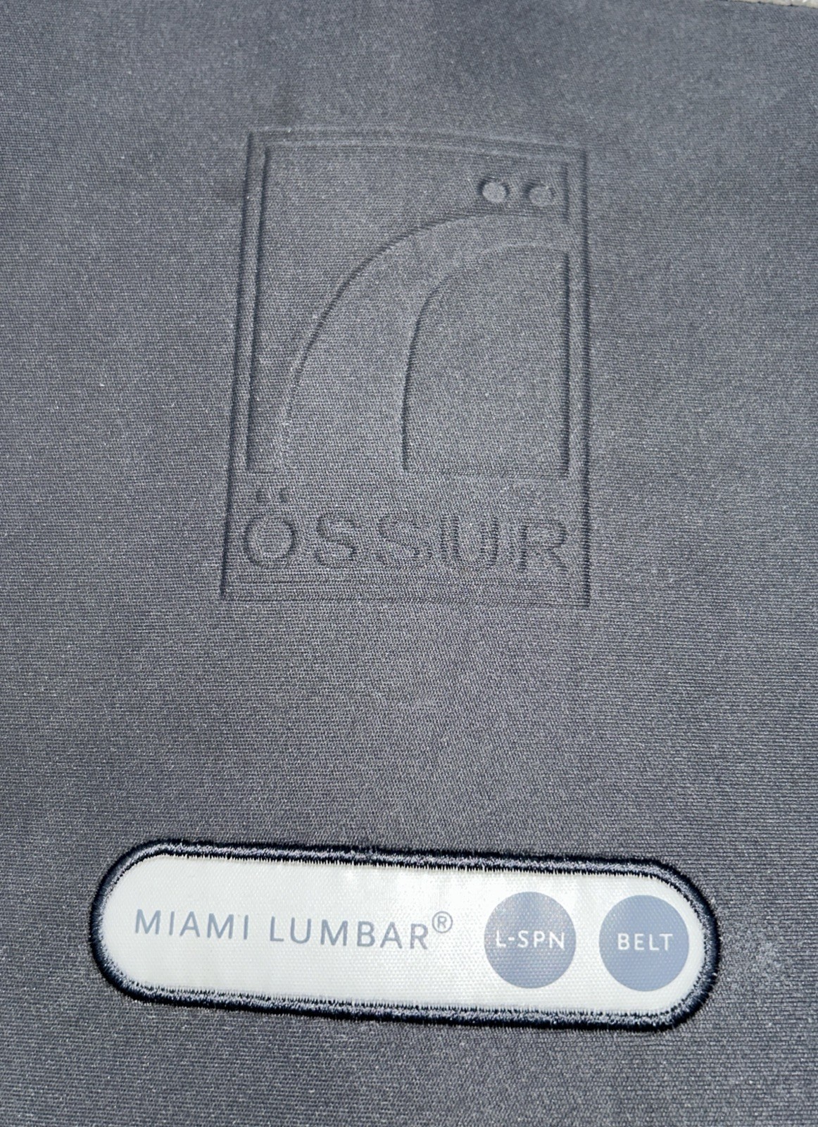 Ossur Miami Lumbar L-SPN Lumbar Belt- LL STANDARD ANTERIOR 2XL