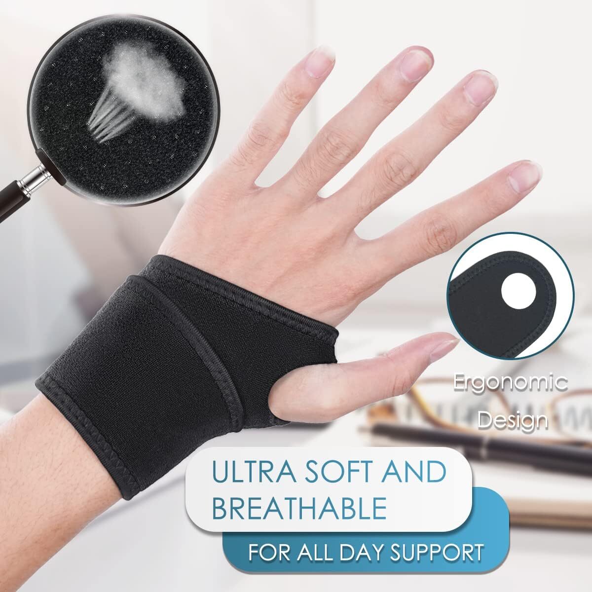 Right / Left Wrist Hand Brace Support Carpal Tunnel Sprain Arthritis Gym Sports