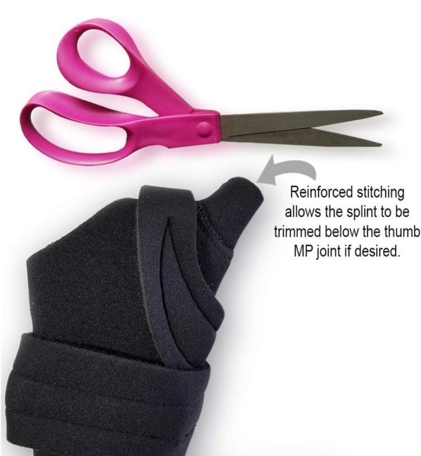 NEW Comfort Cool Thumb CMC Restriction Splint Black Right YOUTH/XS NC79549