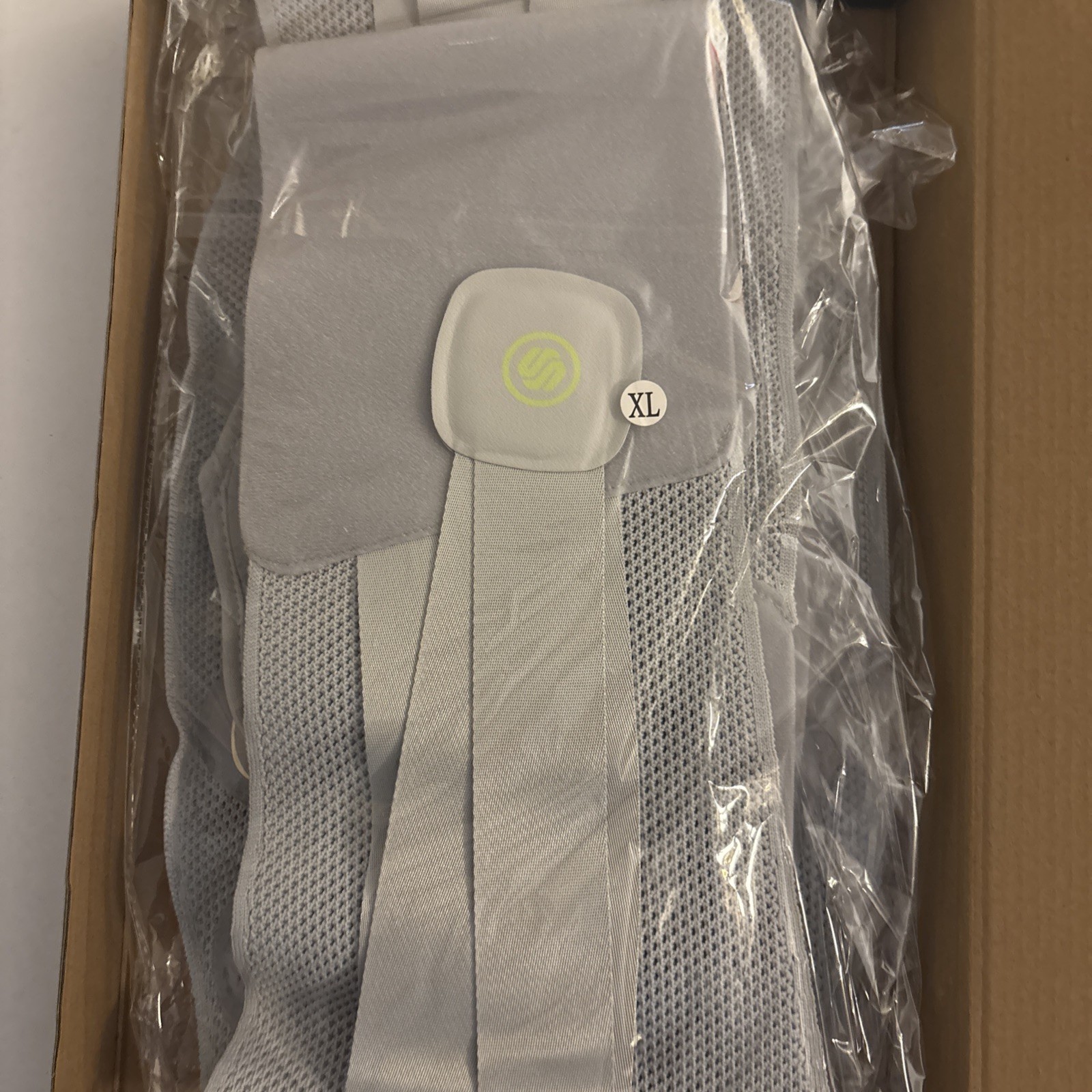 NEW Soloever Size XL Unisex Back Brace For Lower Back, Scoliosis – Gray