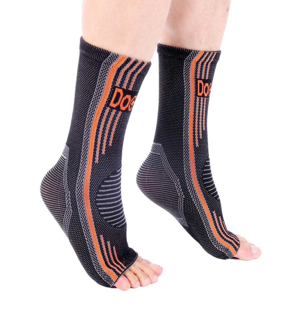 Doc Miller Socks Brace Compression Sleeves Ankles Plantar Fasciitis Tendonitis