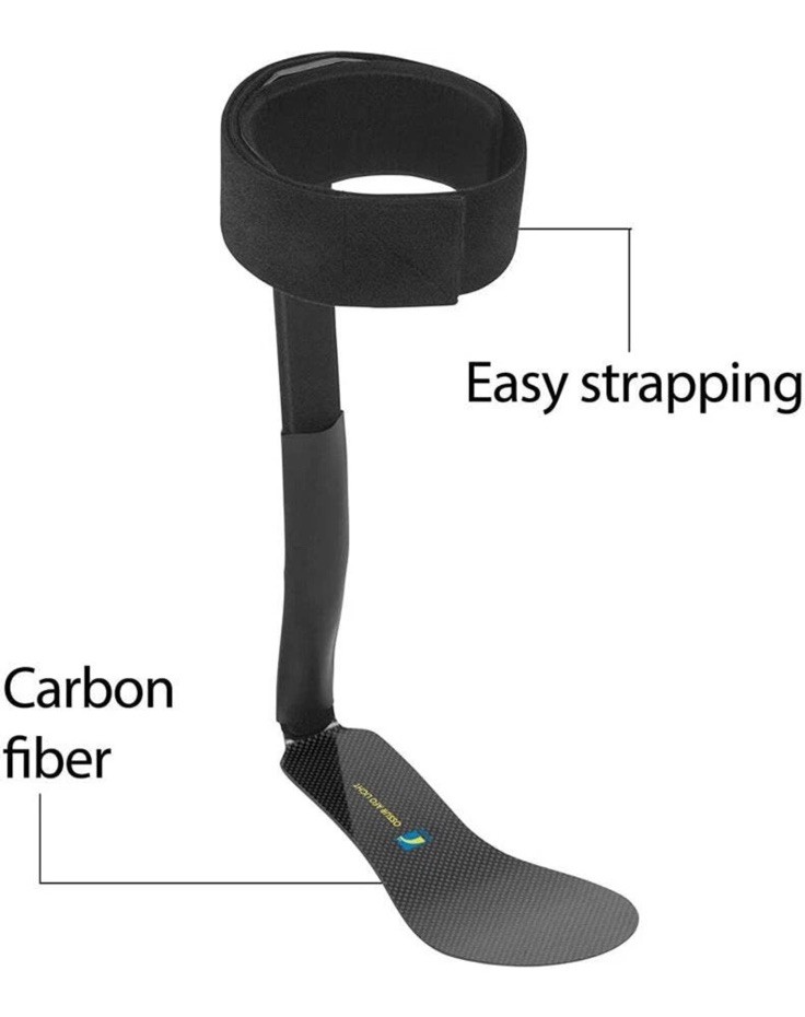 Ossur AFO Light Carbon Fiber Foot Drop – Orthosis – Left & Right Size Small