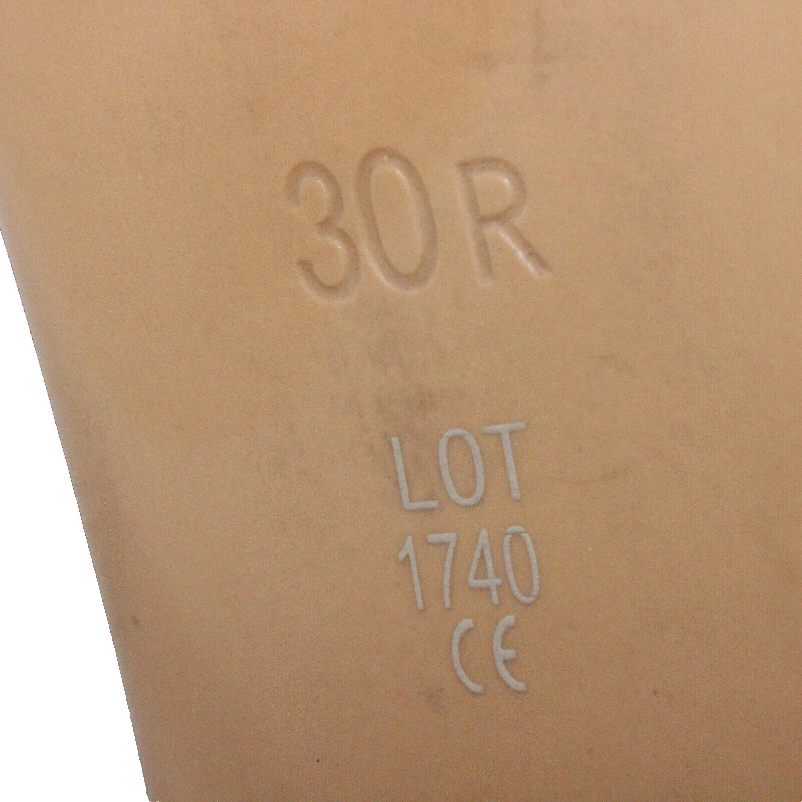 VERY NICE OSSUR REFLEX EVO BLADE PROSTHETIC FOOT SHELL RIGHT TAN CAUCASIAN~Sz 30