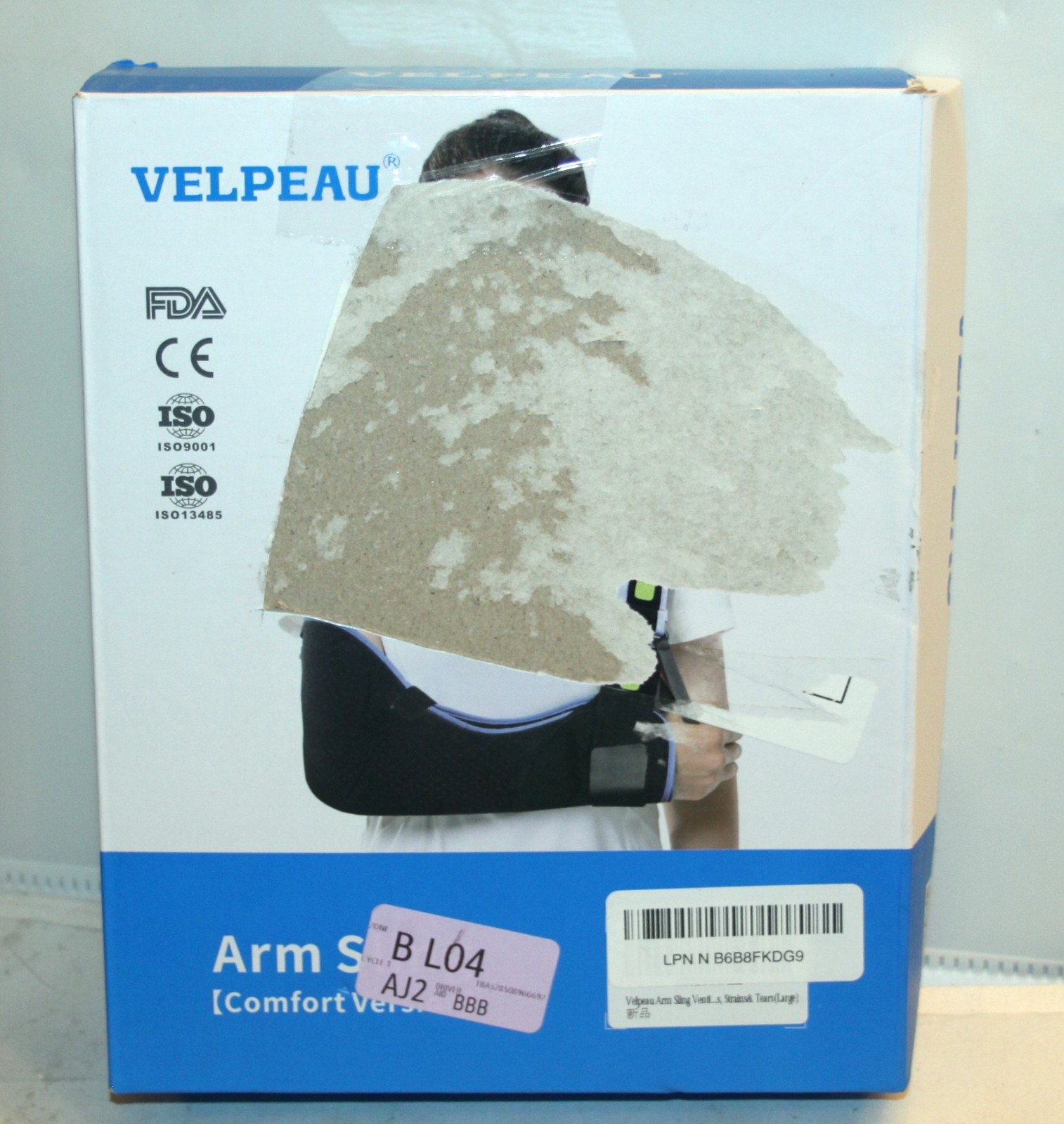 Arm Sling Shoulder Immobilizer Women & Men, Left Or Right Arm Breathable, Large