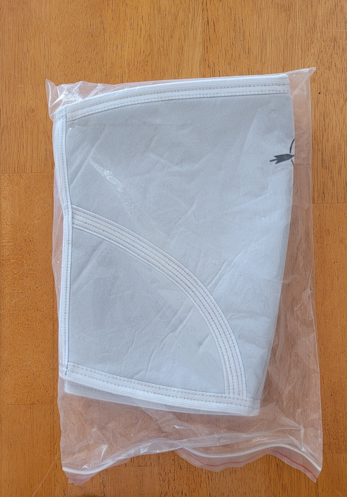 Light Grey Unpatterned Knee Support Sleeve Sports Neoprene New Medium #1