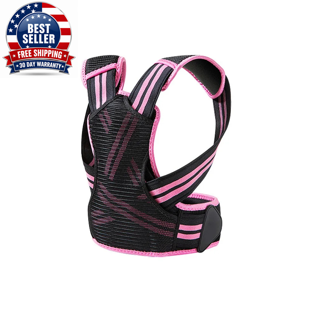 1PC Back Posture Corrector for Kids and Teens, Adjustable Wide Upper Back Straig