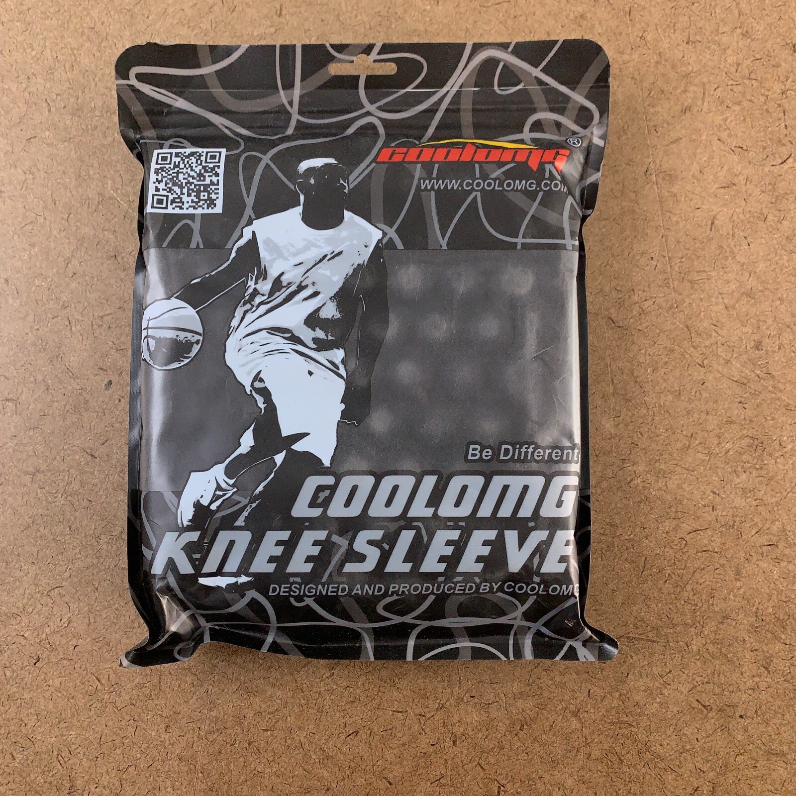COOLOMG Adult Size Large Black Cooling Knee Sleeves 1 Pair NWT