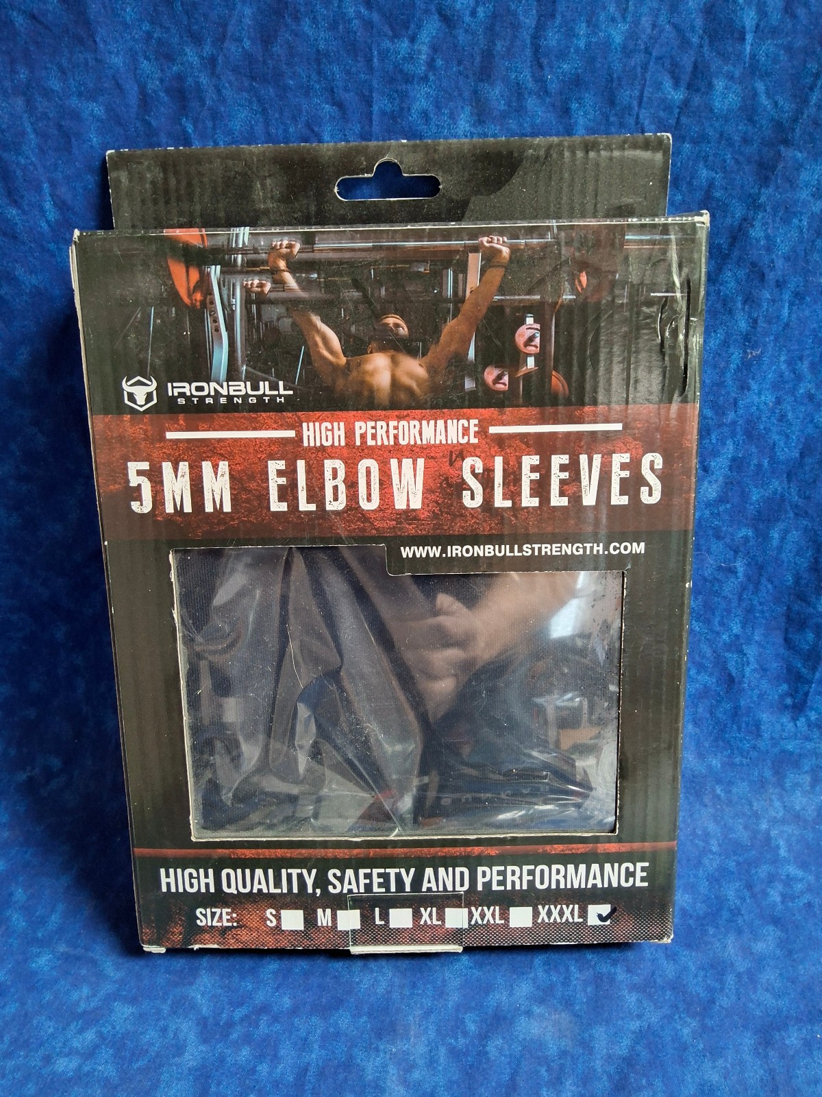 IRONBULL 5MM Elbow Sleeves High Performance Black/XXXLarge