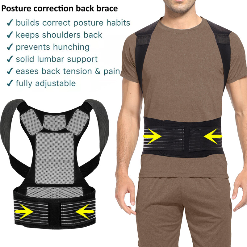 Fajas Para Hombres De Trabajo Soporte Back Support Suspender Work Lifting Brace