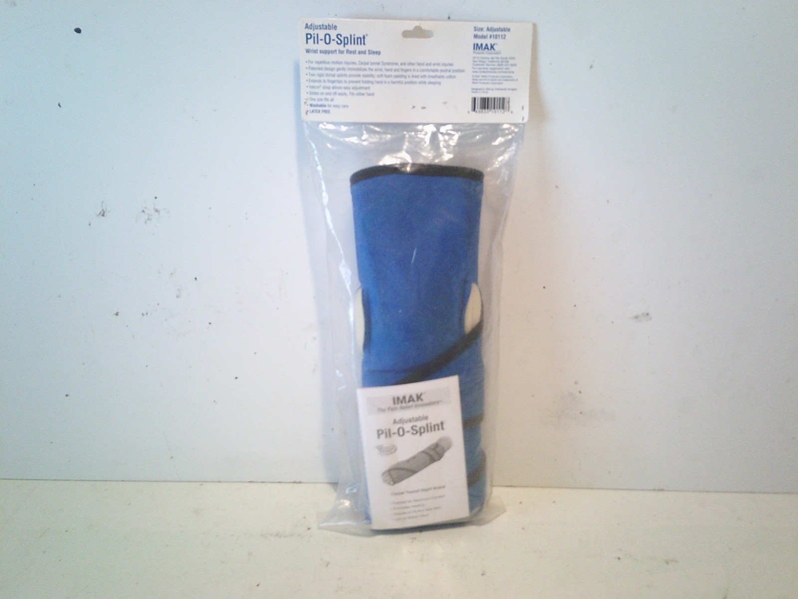 NEW Brownmed IMAK RSI Pil-O-Splint Brace – Blue Adjustable FREE SHIPPING