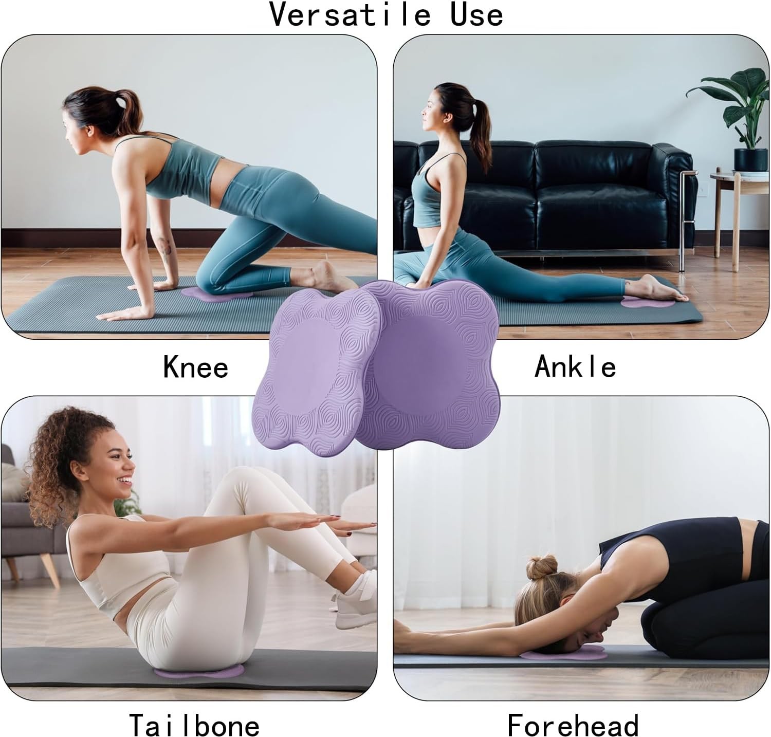 Yoga Knee Support Pad Women Pilates Kneeling Cushion Elbows Wrist Hands Head