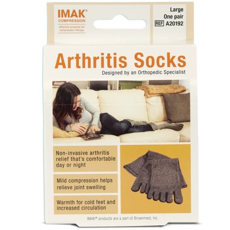 Imak Arthritis Socks (pair) Size Large Men (Size 10-14) Women (Size 12-15 1/2)