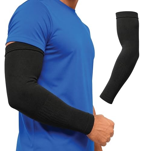 Full Arm Compression Sleeve, 10-20 mmHg, Men & Women | Graduated Support,