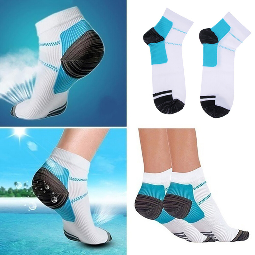 Compression Socks Ankle Support Sleeves Brace Foot Pain Relief Plantar Fasciitis