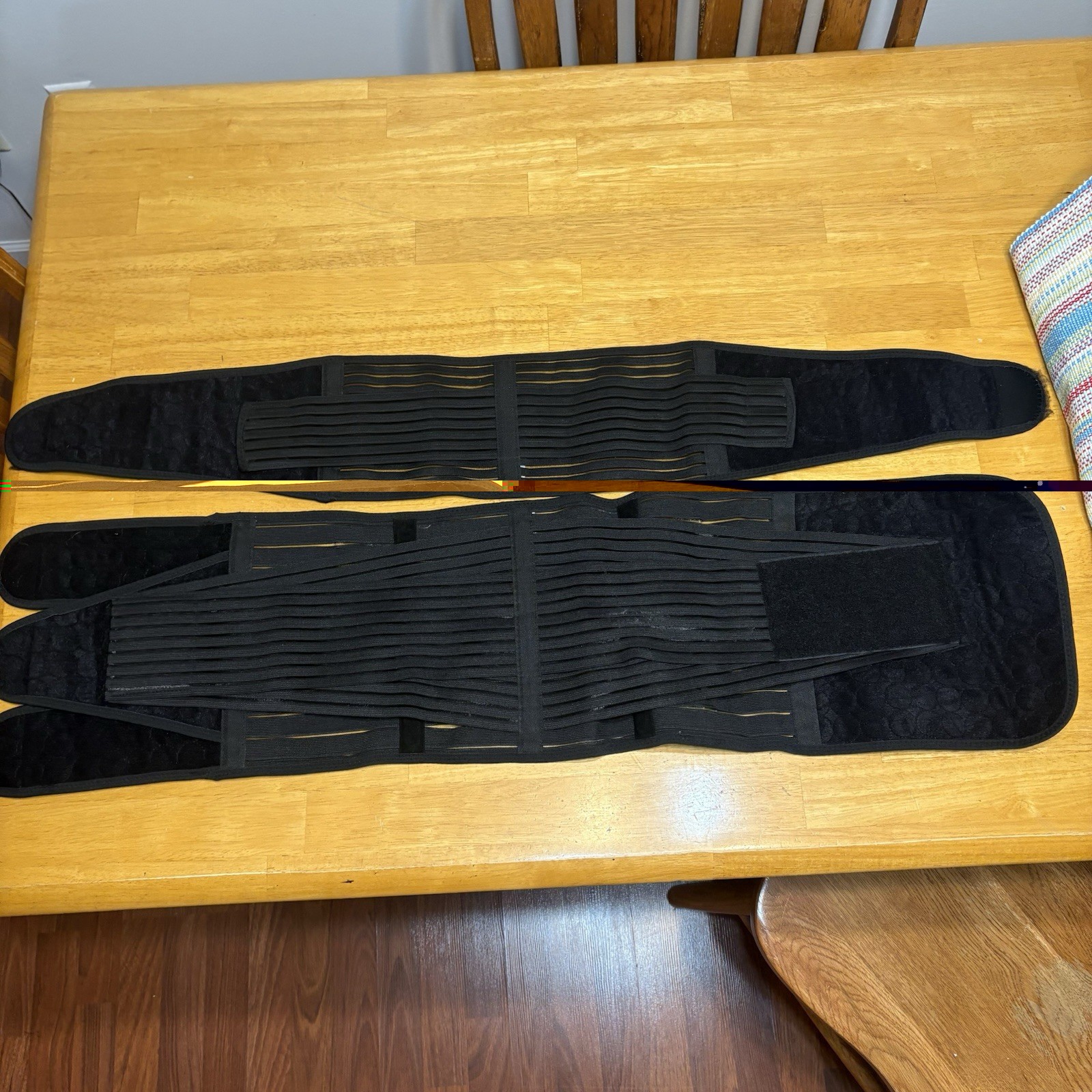 ChongErfei Waist & Pelvis Belts Black One Size Adjustable 40″