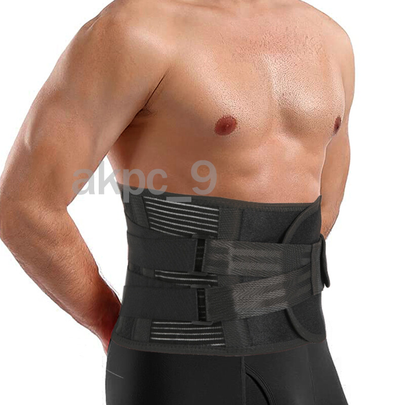 Lower Back Brace Lumbar Support Corrector Belt Pain Relief Compression Bone Band
