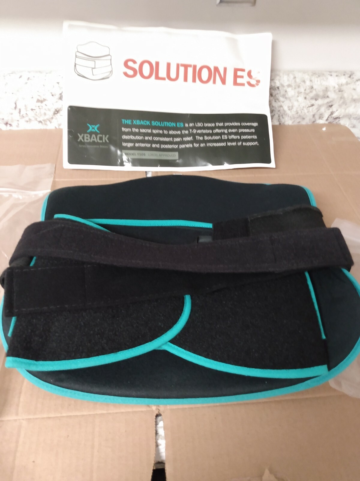 XBACK Solution ES LSO Back Brace Model T109 New Med.-XXL.