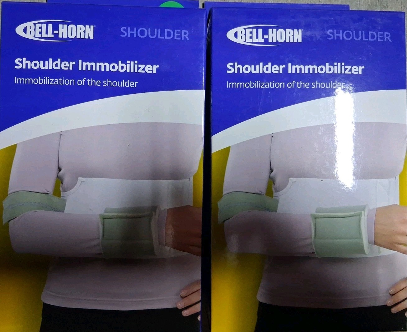 LOT OF 2-Bell-Horn Shoulder Immobilizer Medium