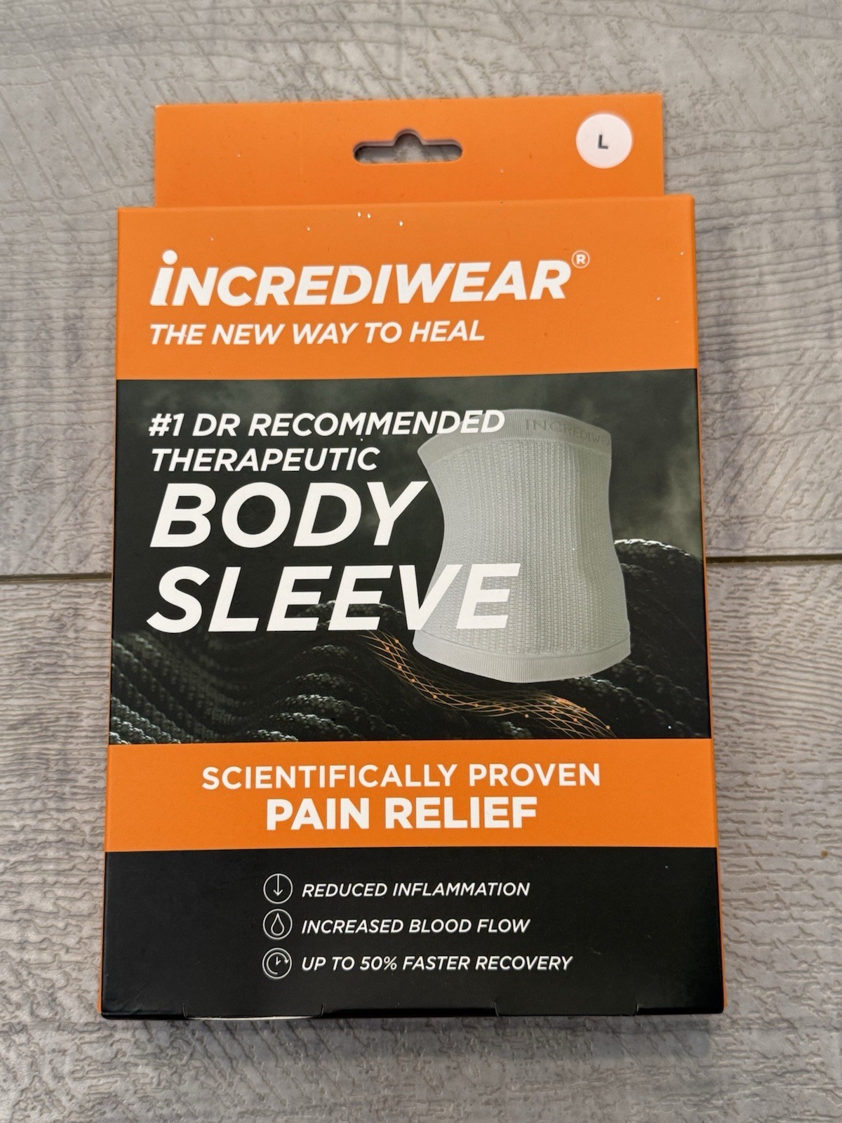 NEW Back Support Body Sleeve for Lower Back Pain and Inflammation Relief