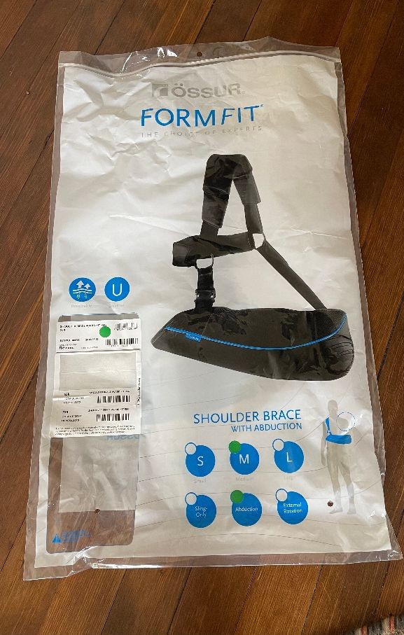 Ossur Form Fit Shoulder Brace w/Abduction Pad Size Med