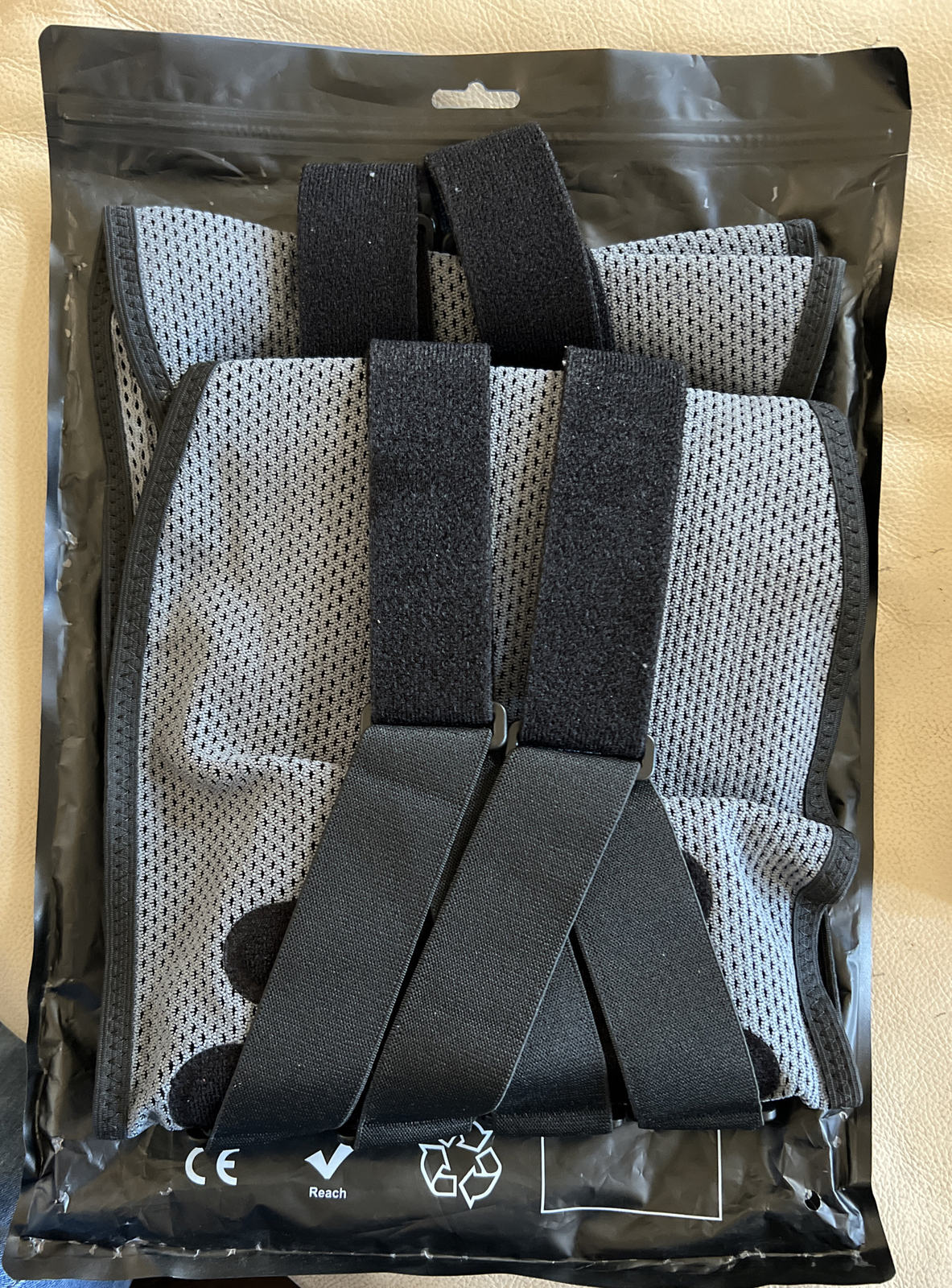 Neenca Waist Support Sports Series Black/ Gray Size XL