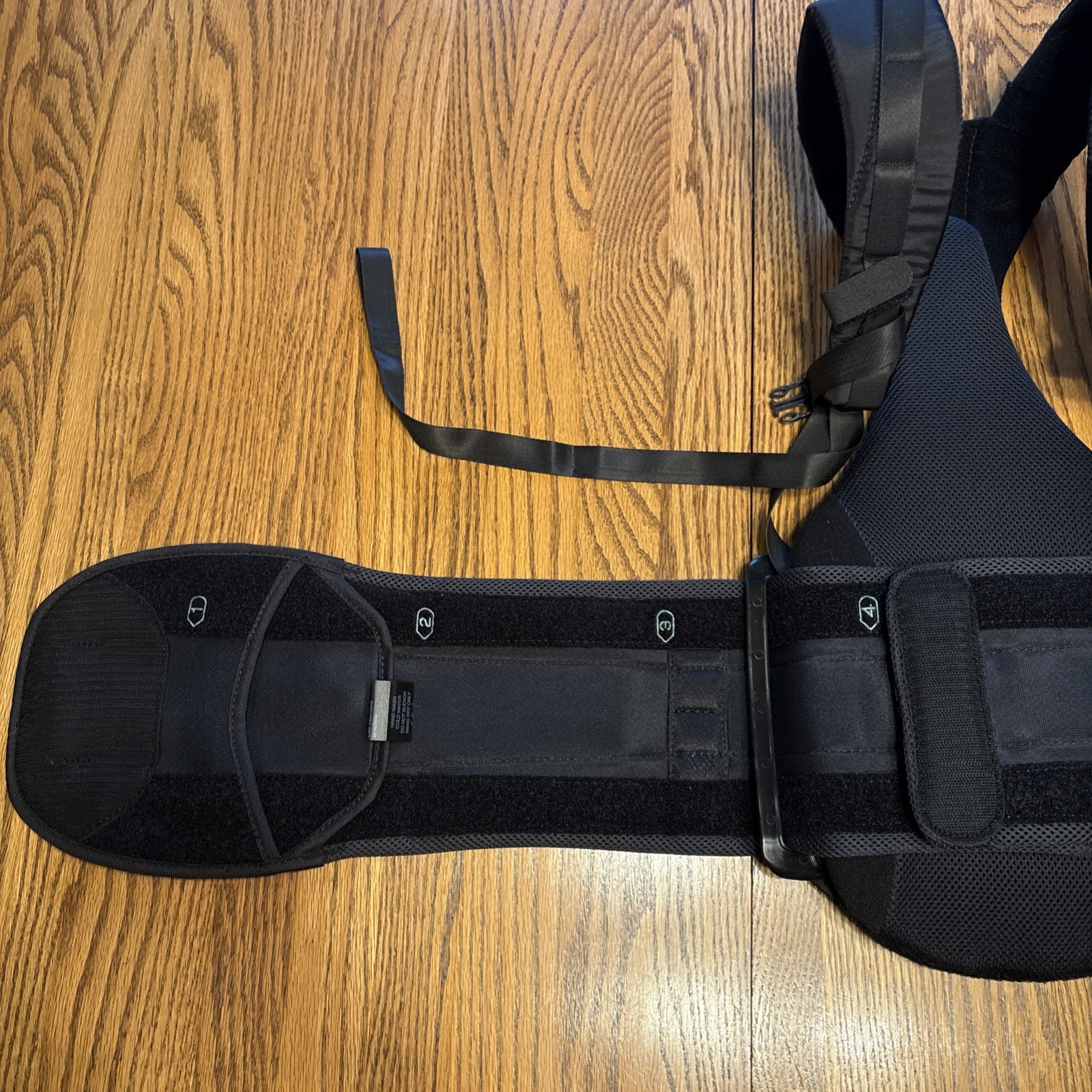 Aspen Horizon 456 TLSO One Size Adjustable Back Brace Black
