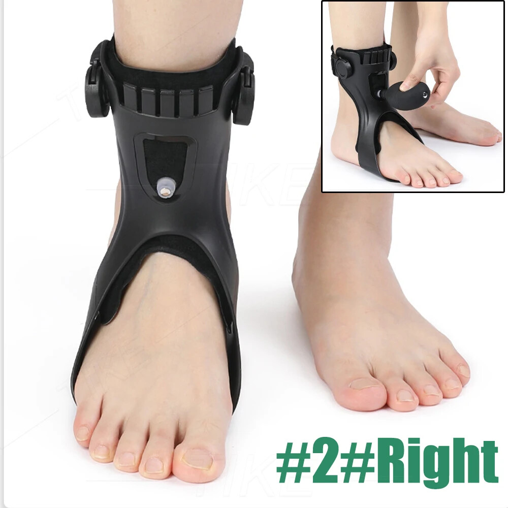 Adjustable Foot Droop Splint Brace Orthosis Ankle Varus & Valgus Fixed Strips US