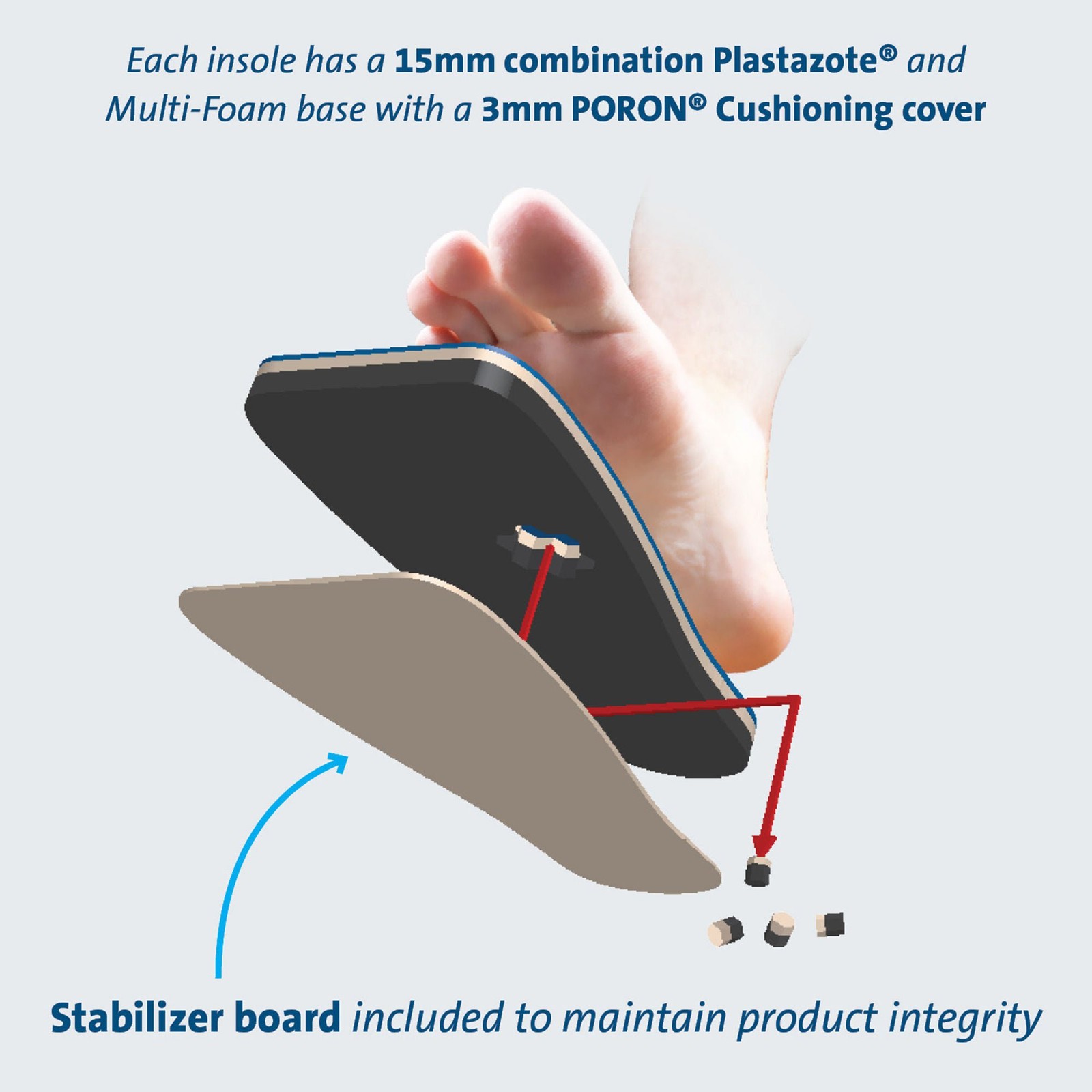 Peg Assist Insole Medium PTQM2