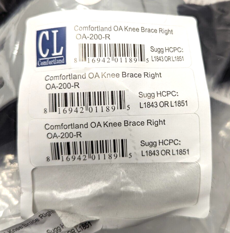 Comfortland Universal OA Knee Brace Right Leg OA-200-R With Tool Kit NEW