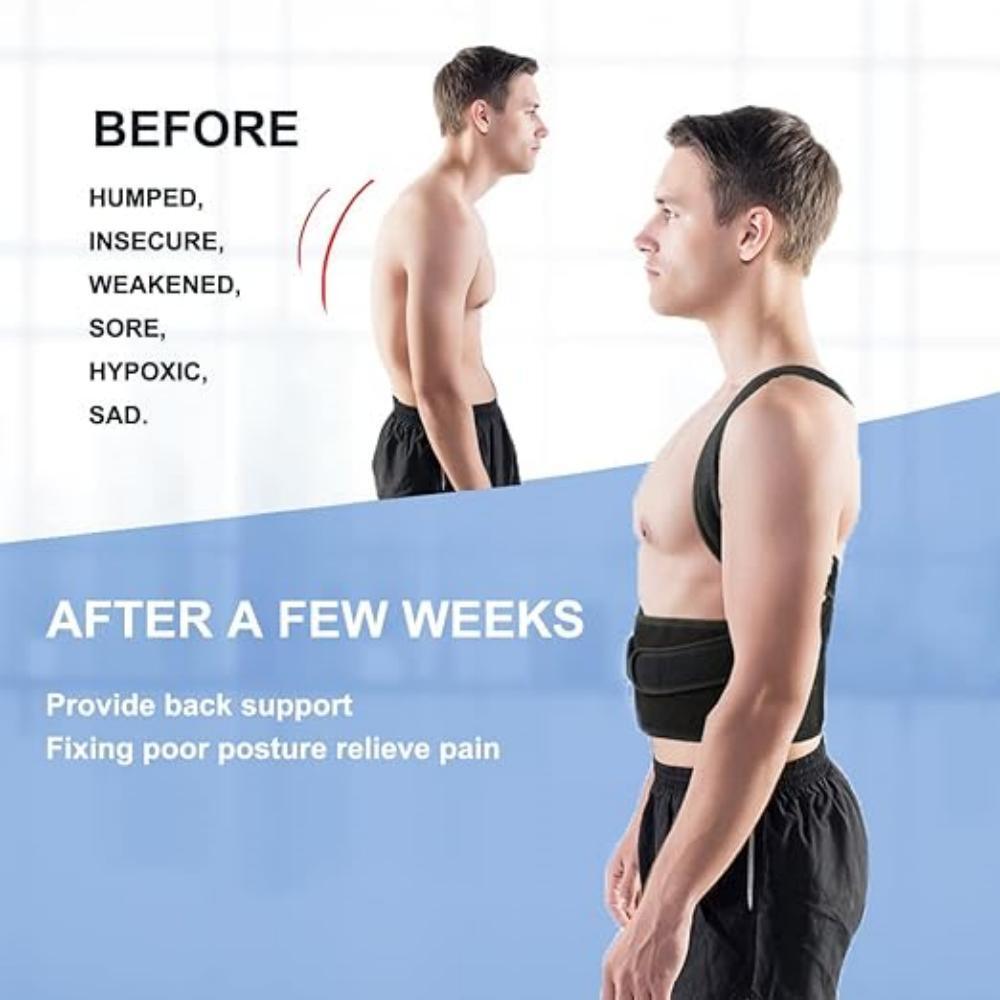 Improve Back Posture and Lumbar Support Unisex Adjustable and Fully Back Support