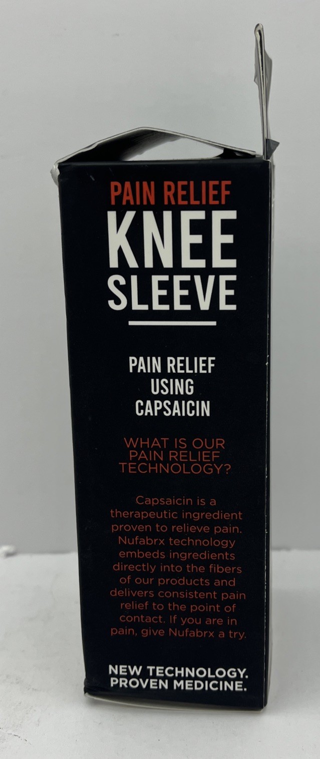 NUFABRX Knee Compression Sleeve Pain Relief