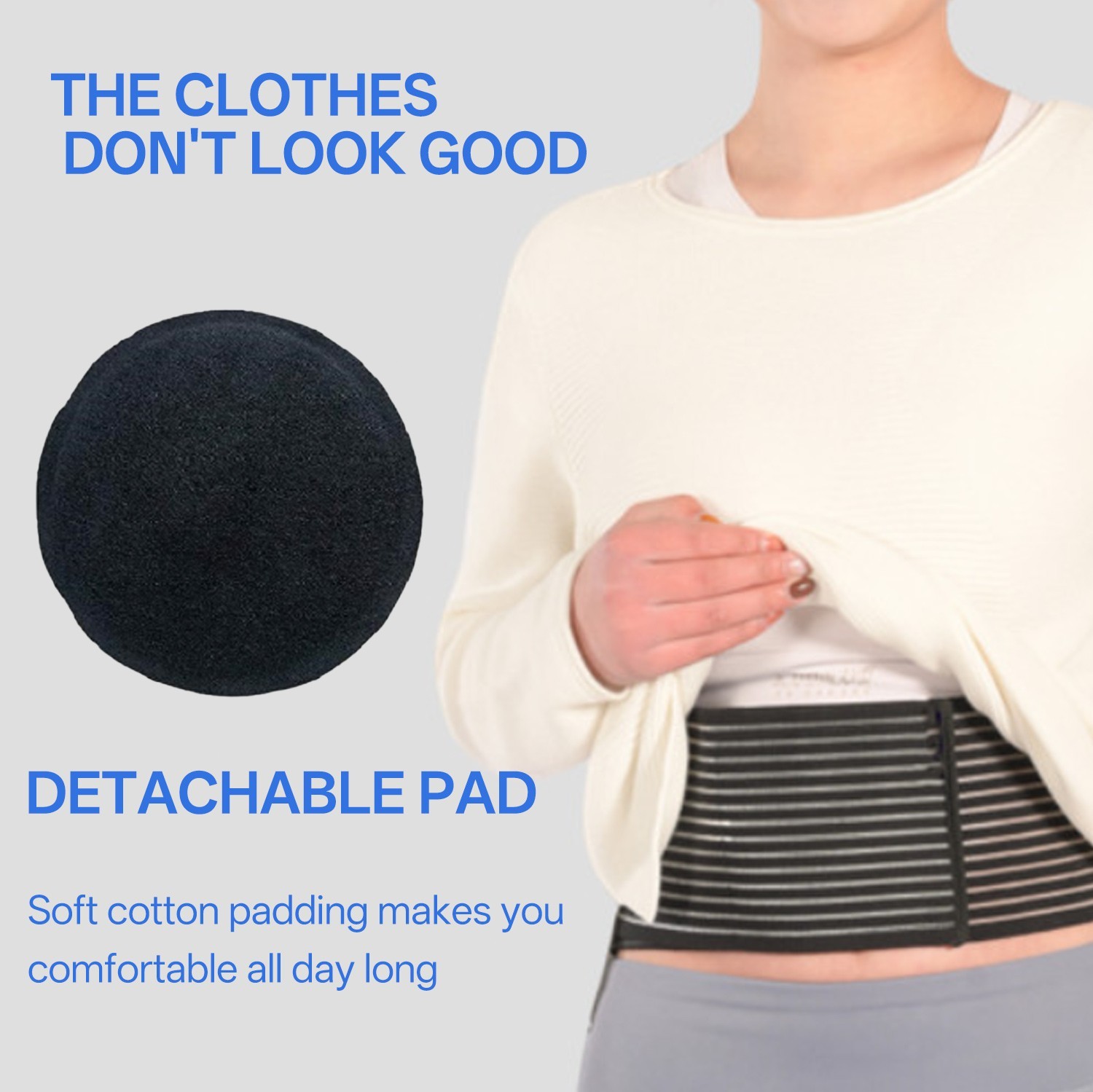 Umbilical Hernia Belt for Adults，abdominal support solution designed for Unisex