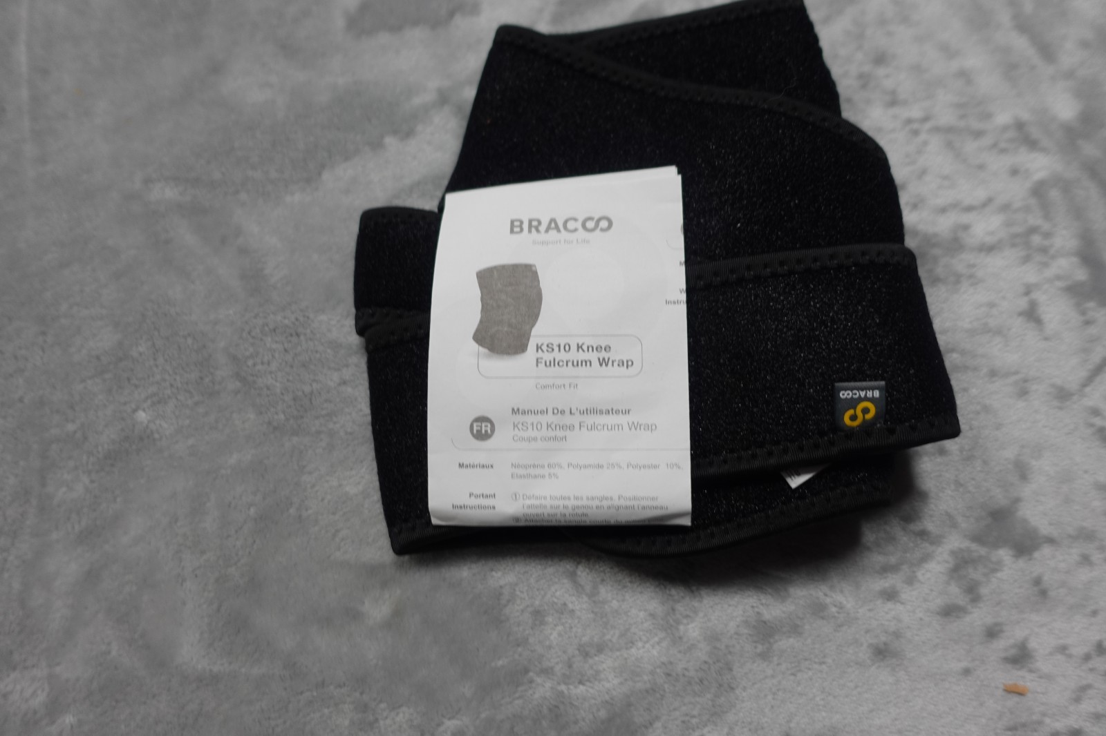 Bracoo Unisex Adult’s Comfort Fit Support Knee Fulcrum Wrap KS10 NWT
