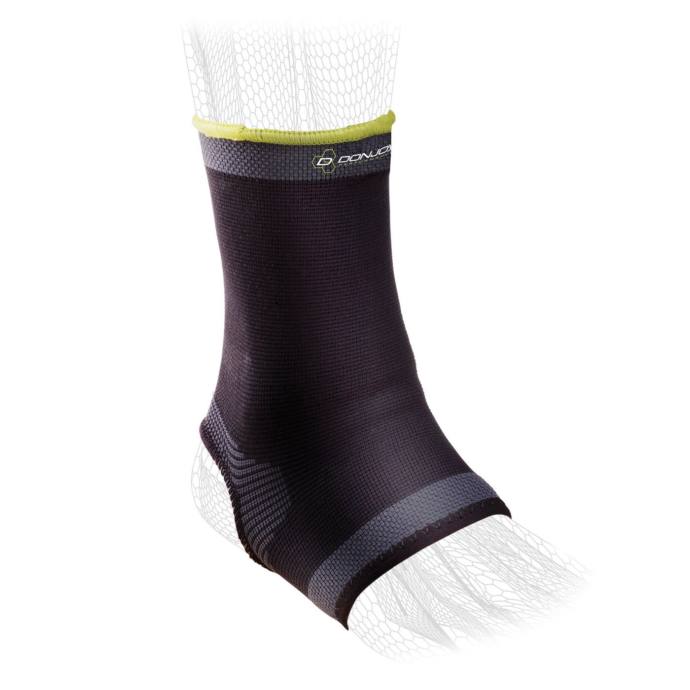 DonJoy Performance Knit Ankle Sleeve – Lightweight and Low-Profile Large