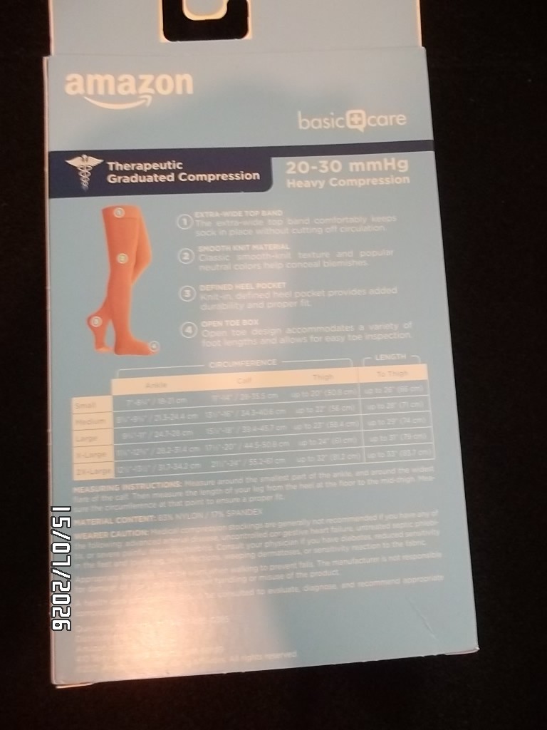 5 PAIRS COMPRESSION SOCKS. COPPER FIT ENERGY. TRUFORM. SB SOC. 20-30MMHG. XL & L