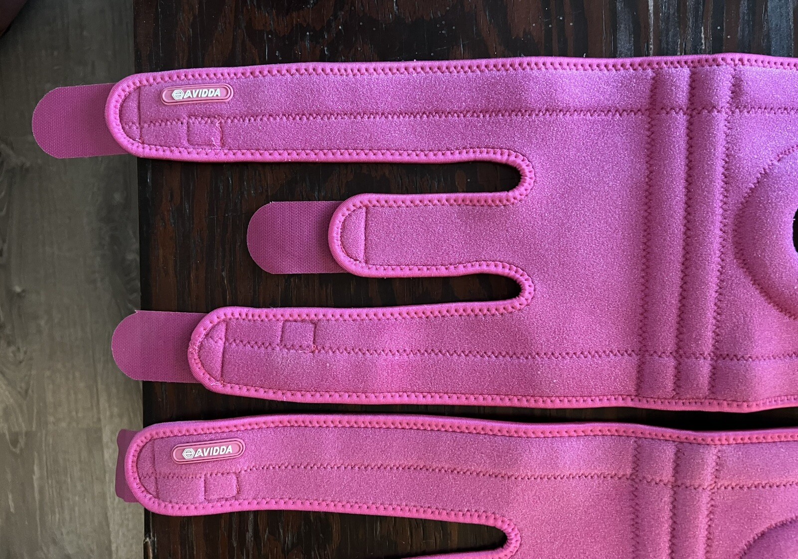 AVIDDA Knee Support Knee Brace Protective Gear Arthritis Pink Sz L/XL Set 2 NEW!