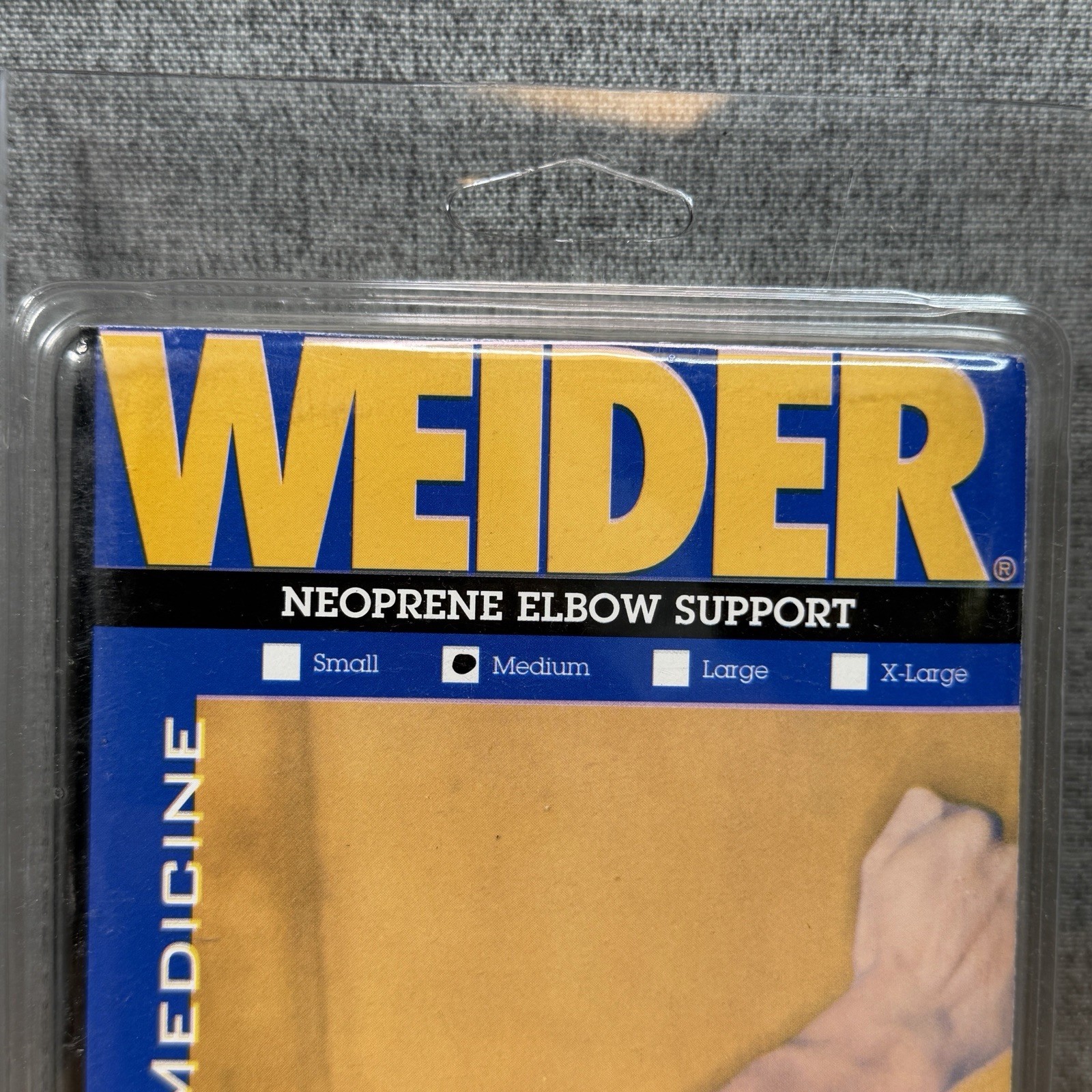 New Vintage Weider Fitness Neoprene Elbow Support Adult Size Medium 9”-11”