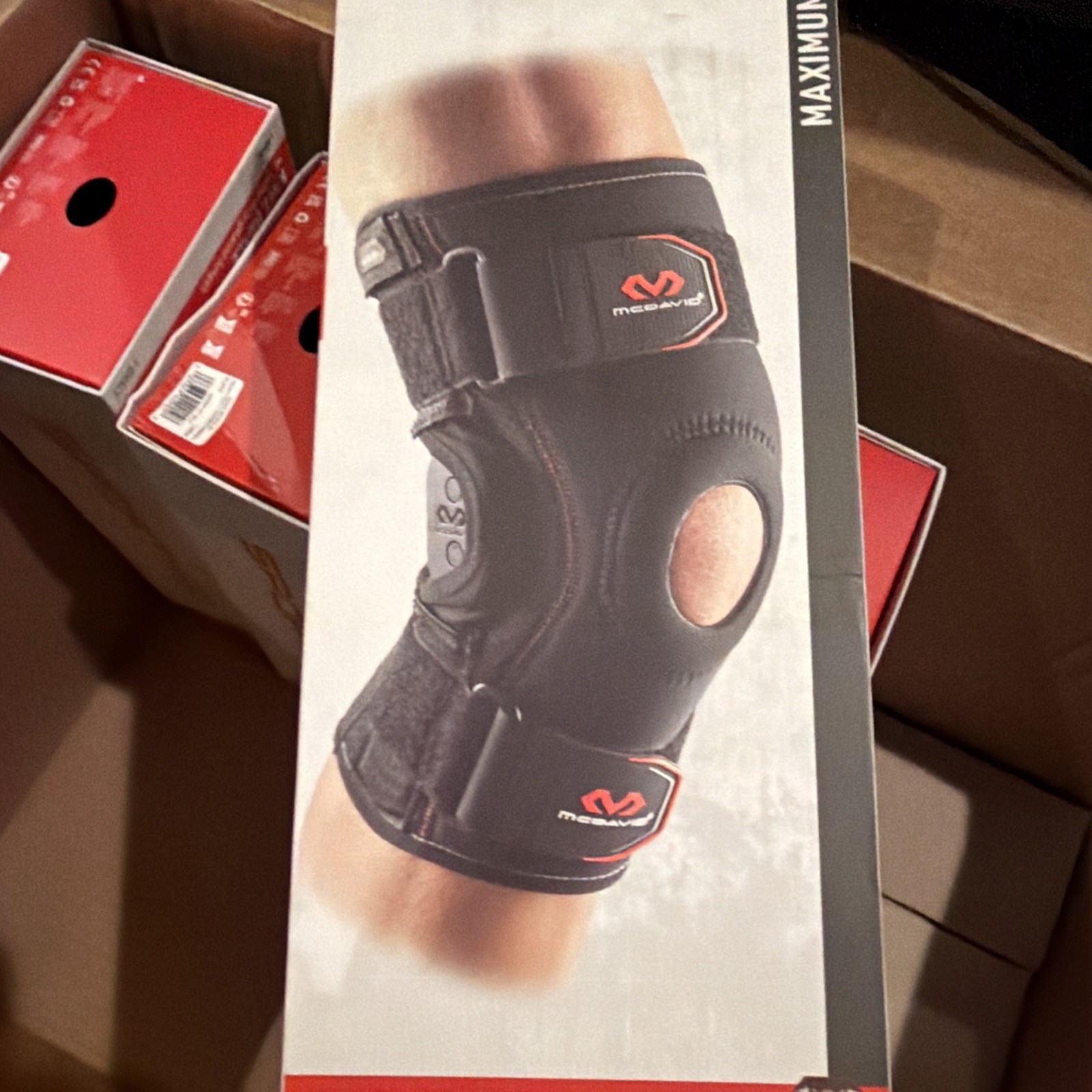 Mcdavid Level 3 Knee Brace w/heavy duty geared hinges size Large 15-16