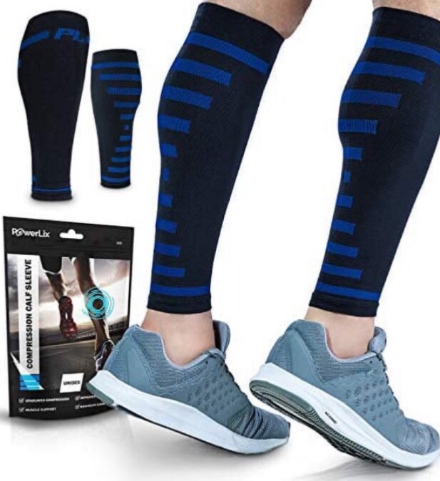POWERLIX Compression CALF SLEEVE for Men Women XXL