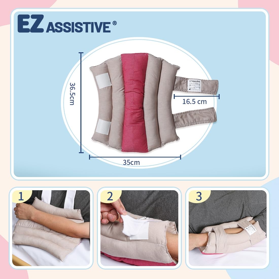Elbow Protector Pad for Elderly Bedridden Patients Soft Fibre Large Size