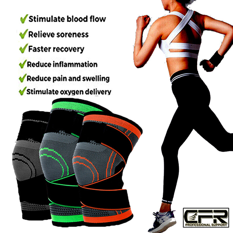 Knee Sleeve Compression Sleeve Brace Support Sports Joint Pain Arthritis leg US
