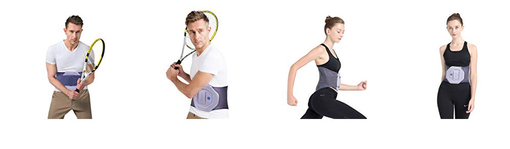 LEAMAI Adjustable Unisex Lumbar Brace Belt Lower Back Pain Relief