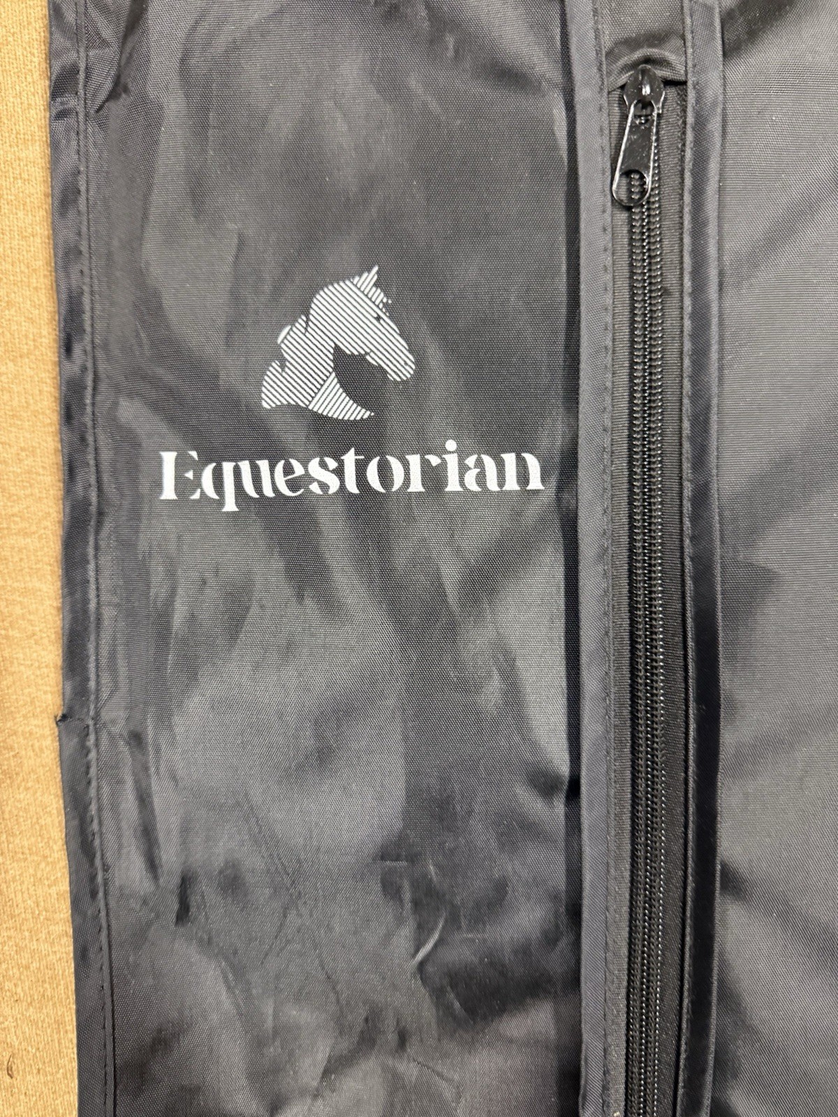 Equestrian Adjustable Back Brace for Posture Support, Size M, Black