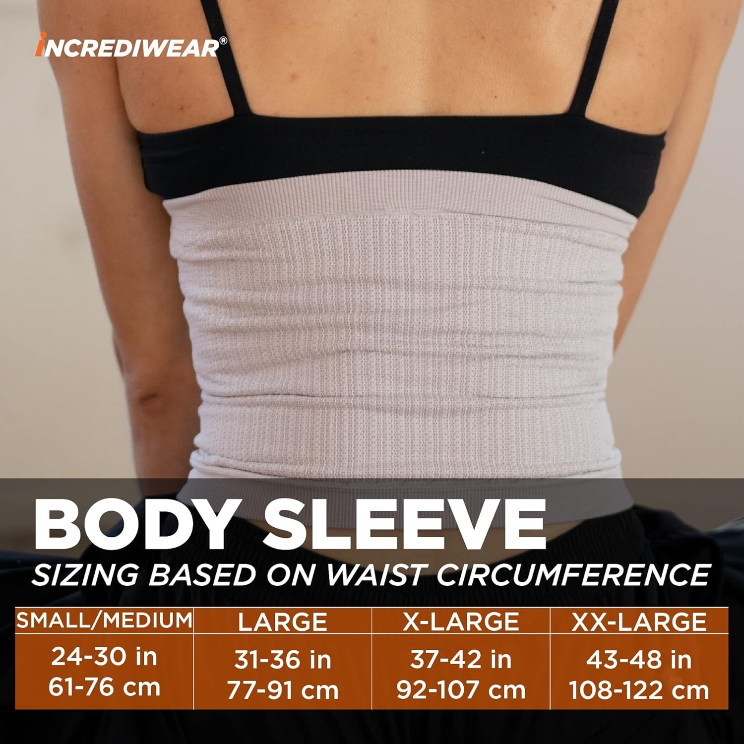 Back Support Sleeve for Lower Back Pain Relief and Lumbar Support, Helps