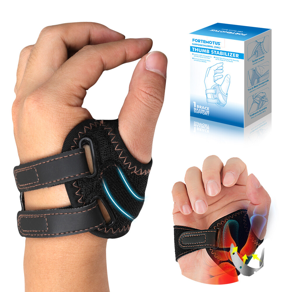 Fortemotus CMC Thumb Brace – Comfortable Thumb Splint for CMC Joint Pain