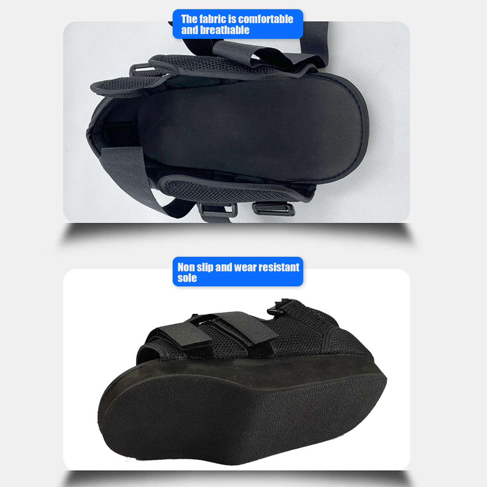 Post Op Shoe Off Loading Heel Relief Lightweight Orthopedic Foot Brace For Di US